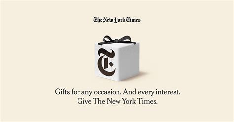 nyt gift articles